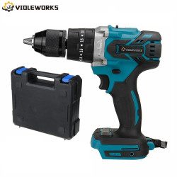 VIOLEWORKS 20+3 Torque 13mm 3 In 1 350 N.M Cordless Electric Impact Drill Driver Brushless Driver Drill Hammer No Battery