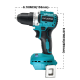 Drillpro 18V Brushless Cordless Drill Power Tool with Keyless Chuck 2-Speed Control Compact Design LED Light for Home Improvement Tasks NO BATTERY INCLUDED