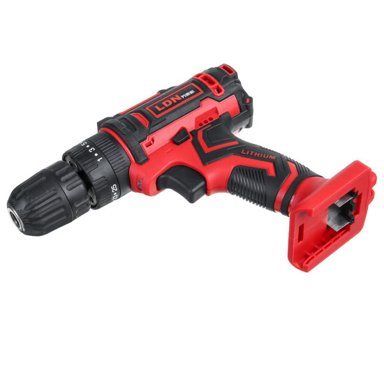 48VF Cordless Electric Impact Drill Rechargeable Drill Screwdriver W/ 1 or 2 Li-ion Battery - Two Batteries