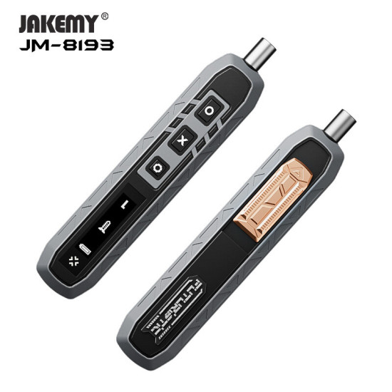 JM-8193 3.7V 3 Speed Electric Screwdriver Kit Mini Container Multifunctional 500mAh Battery Multi-bit Portable Utility for Easy DIY Tasks