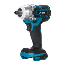 Drillpro 18V Cordless Brushless Impact Wrench Electric Screwdriver Stepless Speed Change