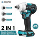 Drillpro 2 in 1 520N.m Brushless Cordless 1/2 inch Electric Impact Wrench Replacement for Mak 18V Battery