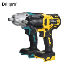 Drillpro 18V 600N.M High Torque Brushless Electric Impact Wrench Without Battery - Blue