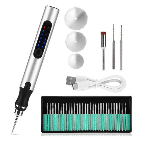 Electric Engraving Pen Kit Portable Mini Nail Rig Tool DIY Spin Etch Pen for Engraving Glass Metal Jewelry Wood Stone Nail Art Electric Engraving Pen Kit Portable Mini Nail Rig Tool DIY Spin Etch Pen for Engraving Glass Metal Jewelry Wood Stone Nail Art
