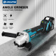 Drillpro 800W 125mm 18V Cordless Electric Polisher 8500rpm 4 Speeds High Power Polishing Machine - One Battery