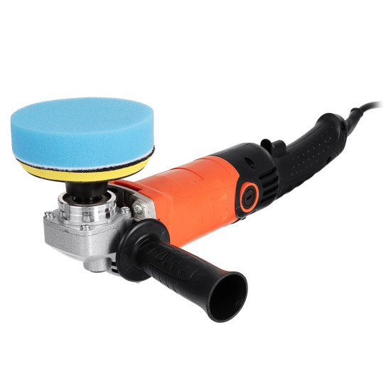 220V 2000W Black + Orange ABS 6000-8800r Electric Polisher For Automobile, Woodworking, Furniture Industry, Hardware, Electronic Components