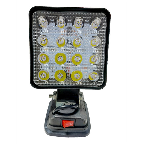 1000LM LED Work Light Energy Efficient  Portable for Outdoor Camping Shops Car Repair Suitable for 18V-20V Mak Battery Rechargeable 16/48 Lamp Beads Option - 48W