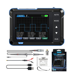 FNIRSI DSO153 Oscilloscope Signal Generator Oscope Meter 1M Bandwidth 5MS/s Sampling Rate Oscillometer Multiple Waveforms - Standard