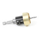 82 Degree Woodworking Countersink Drill Bits Carbide Tipped with Adjustable Depth Stop No Thrust Ball Bearing