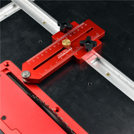 ENJOYWOOD GD704C Upgrade Aluminum Alloy Table Saw Thin Rip Jig For Woodworking Repeat Thin Cut Easy Thin Board Cutting