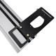 ENJOYWOOD Aluminum Alloy Track Saw Square Guide Rail Square Woodworking 90 Degree Right Angle Guide Plate Square Cutting Everytime for Makita / Festool