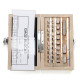 32pcs Steel Metric Gage Block Lathe Gauge Grade 0 Slip Jo Blocks 1.005-50mm Measure Tools