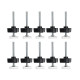 10Pcs Miter Track Sliding Nut Slider and Screw and Nut Set Woodworking Tool Jigs Screw Fixture Workbench T-Slot Fastener