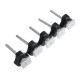 10Pcs Miter Track Sliding Nut Slider and Screw and Nut Set Woodworking Tool Jigs Screw Fixture Workbench T-Slot Fastener