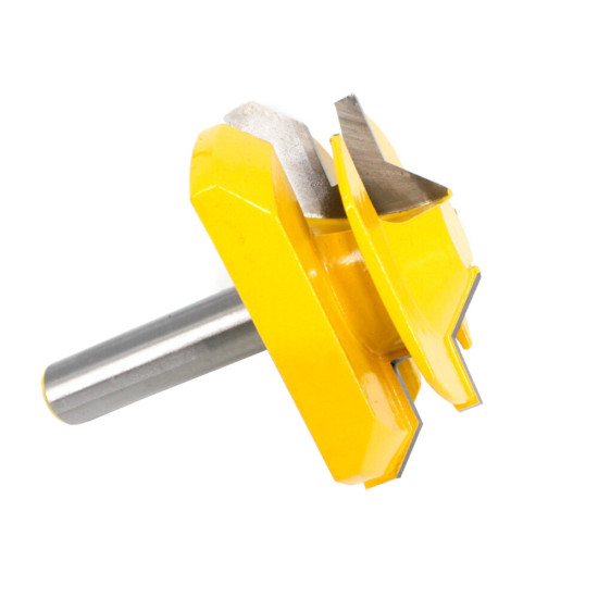 1/4 inch Shank 45 Degree Lock Miter Router Bit Tenon Milling Cutter Woodworking Tool For Wood Tools - A