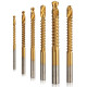 6PCS Titanium Cobalt Drill Bit Set 3mm-8mm High Speed Drilling Bits for Cutting and Drilling