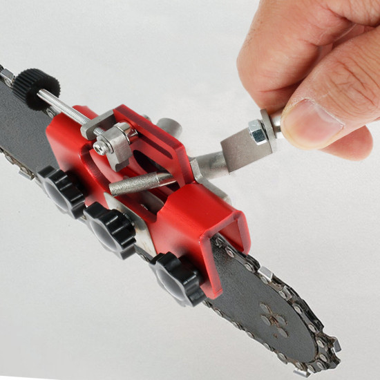 DIY Durable Chainsaw Sharpener Jig Manual Chainsaw Chain Sharpening For Most Chain Saw Electric Saw With Sharpening Head
