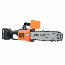 Wolike 3000W 388VF 12 Inch Portable Electric Saw Pruning Chain Saw Rechargeable Woodworking Power Tools Wood Cutter W/ 1/2 Battery EU/US Plug - Without Battery