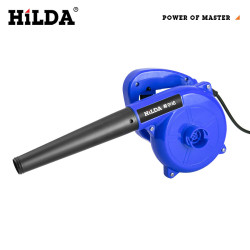 HILDA JS-EB17A Industrial Blower Vacuum 1000W High Power Adjustable Speed 2.8m3/min Air Volume Dust Remover Cleaning Tool - Red