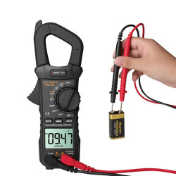 ANENG ST209 Digital Multimeter Clamp Meter 6000 Counts True RMS Amp DC/AC Current Clamp Tester Meters Voltmeter Auto Ranging - Black