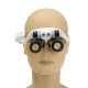 Portable Head Wearing Magnifying Glass 10X 15X 20X 25X LED Double Eye Repair Magnifier Loupe