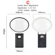 25X Magnifying Lens Handheld Eye-Loupe Magnifier for Coins Stamps Jewelry LED Illuminated Foldable Magnifying Glass Magnifier - 7058A-80mm