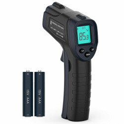 EU US Direct ERICKHILL ROOK 600C Infrared Thermometer High Accuracy ±1.5% Rapid 0.5s Response Wide Range -58°F~1112°F Adjustable Emissivity Multifunctional for Cooking HVAC Automotive - #1