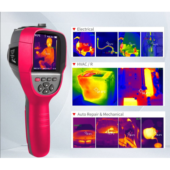 AV TOOLTOP ET692C Professional Thermal Imager High Sensitivity 3.2 Inch Screen 256x192 Infrared Resolution -20℃ to +550℃ Auto Temperature Tracking Thermal Camera