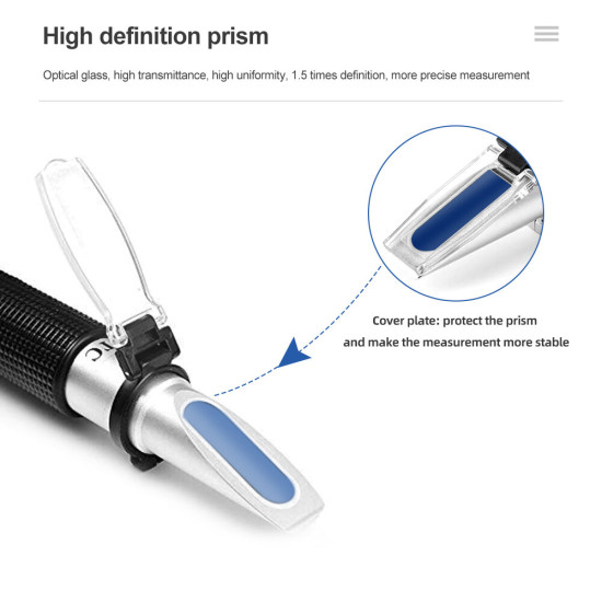 4 in 1 Car Automotive Refractometer Antifreeze Battery Fluid Refractometer Glass Freezing Point Water Coolant Tester