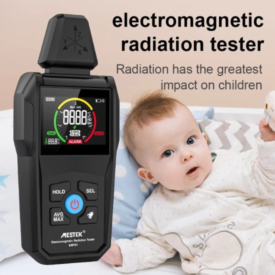 MESTEK Electromagnetic Radiation Tester Electromagnetic Field Radiation Detector Tester Emf Meter Counter Emission Dosimeter Computer MESTEK Electromagnetic Radiation Tester Electromagnetic Field Radiation Detector Tester Emf Meter Counter Emission Dosimeter Computer