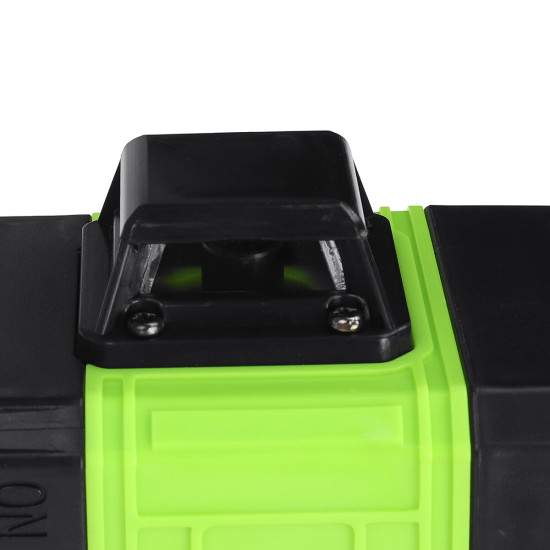 16 Lines Laser Level 3D Green Horizontal Vertical Line Laser Auto Self-Leveling Remote Control Indoor Outdoor Single Battery - EU Plug