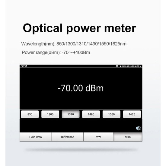 NetMaster MT6810 OTDR Network Coaxial Cable Tester with Fiber Optic Fault Locator Efficiently Locate Cable Breaks and Obstructions - MT-6810 1310/1550