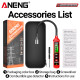 ANENG GN803 Combustible Gas Leak Detector High Sensitivity 300-10000PPM Alcohol Ethanol Detection Adjustable Sensitivity All-Metal Bendable Hose Safe and Accurate Home Safety Equipment