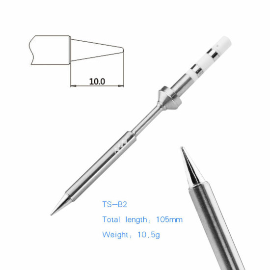 Drillpro PTS200 T13 100W PD3.0 Smart Soldering Iron CNC Metal Housing Software Upgradeable Programing Compatible with T12 TS101 PINE64 - TS-B2