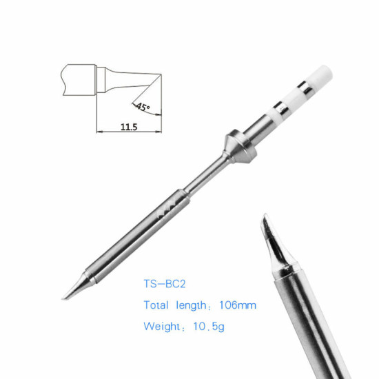 Drillpro PTS200 T13 100W PD3.0 Smart Soldering Iron CNC Metal Housing Software Upgradeable Programing Compatible with T12 TS101 PINE64 - TS-B2