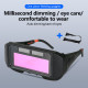 Automatic Dimming Welding Glasses Light Change Auto Darkening Anti-Eyes Shield Goggle for Welding Masks EyeGlasses Accessories