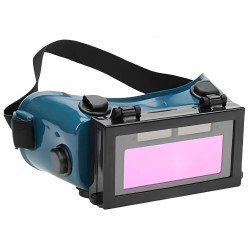 Solar Powered Auto-Darkening Welding Goggles with Adjustable Settings Versatile Usage for Grinding and Welding Automatically Regulate Light Conditions