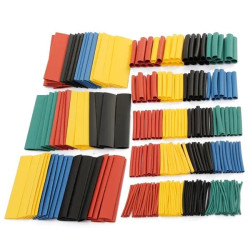 Soloop 328PCS 2:1 Polyolefin Halogen-Free Heat Shrink Tube Sleeving 5 Color 8 Size