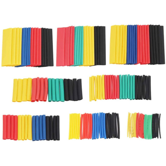 328PCS Heat Shrink Tubing 2:1 Electrical Wire Cable Wrap Sleeving Tube Kit Electric Insulation Heat Shrink Tube Kit for DIY & Tools