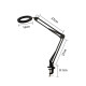 5X Magnifying Lamp Clamp Mount LED Magnifier Lamp Manicure Tattoo Beauty Light