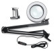 5X Magnifying Lamp Clamp Mount LED Magnifier Lamp Manicure Tattoo Beauty Light