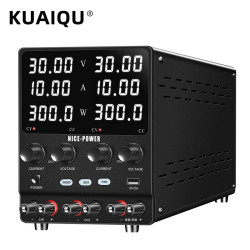 KUAIQU NICE POWER SPS-2KD Adjustable Dual-Channel Power Supply Series Parallel Independent Triple Output Function Bench Power Supplies Charge Battery 30V - D305