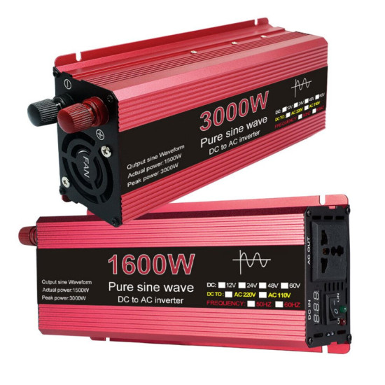 1000W/1600W/2200W/3000W Pure sine wave inverter 12v-220v Solar Power Inverter - 1000W