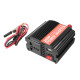 200W Car Inverter Al-Mg Alloy USB 5V/3.1A 12V to 110V Peak 300W Travel Essential for US Japan