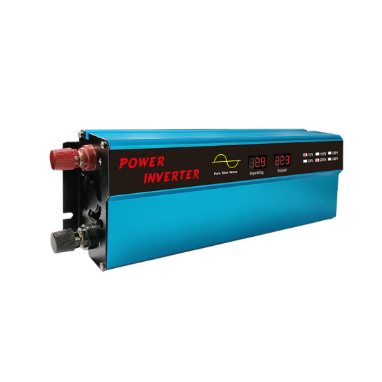 2000W Solar Pure Sine Wave Power Inverter Dual Usb Digital Display - 24V-110V