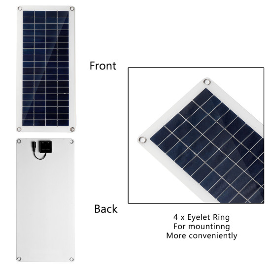 40W 12V Solar Panel Kit 60A/100A Battery Charger Controller Camping RV Caravan Boat - #1