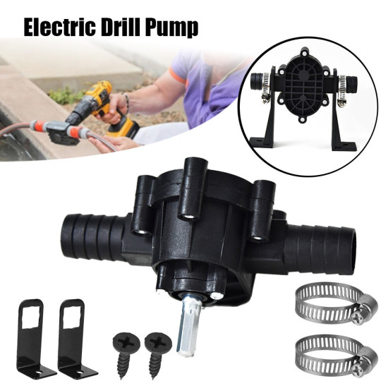 Household Portable Electric Drill Pump Oil Fluid Water Pump Mini Hand Self-priming Liquid Transfer Pumps