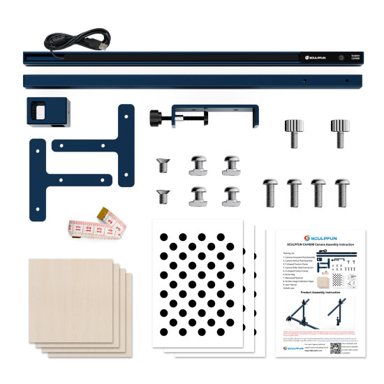 SCULPFUN CAM500 Lightburn Camera for Laser Engravers, 5 Megapixel, Precision Positioning, Image Tracing, Process Recording SCULPFUN CAM500 Lightburn Camera for Laser Engravers, 5 Megapixel, Precision Positioning, Image Tracing, Process Recording
