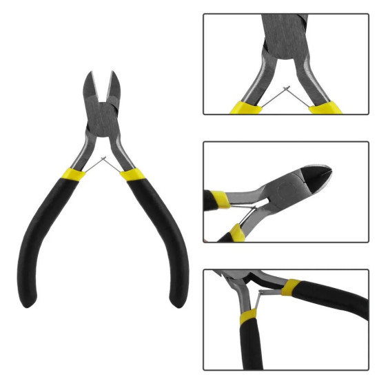 8PCS Mini Pliers Tools Kit High-Quality Metal Durable Portable Lightweight For Jewelry Making Beading DIY Projects Including Round Nose Flat Nose Long Nose Optimal Performance-Stable Precise Versatility