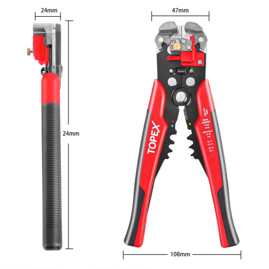 260-Piece Wire Stripper Self-Adjustable Crimper Plier Set Terminals Tools